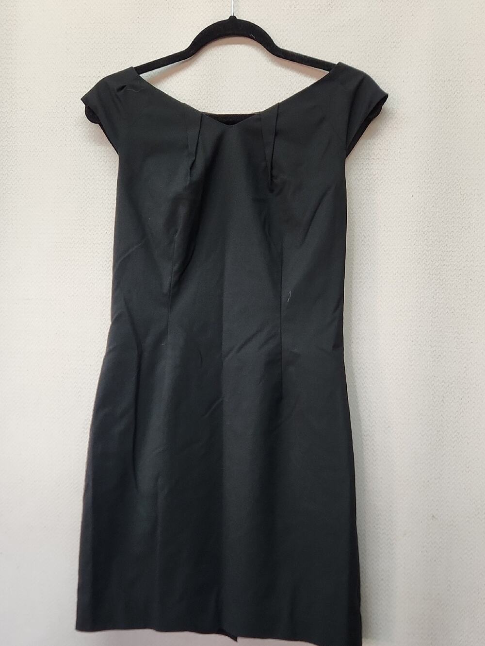 Mossimo Supply Co. Black Cap-Sleeve Midi Dress